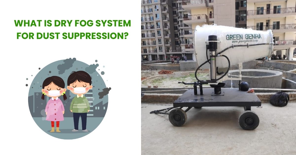 What is dry fog system for dust suppression?